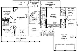All other plan sets, excluding the single set for bidding purposes, allow you to build the home one time. Southern Style House Plan 3 Beds 3 Baths 2100 Sq Ft Plan 21 177 Eplans Com