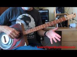 Building Chords On A Four String Cigar Box Guitar Learncigarboxguitar Com