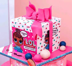 The dessert table and decor are stunning!! Lol Suprise Birthday Cake