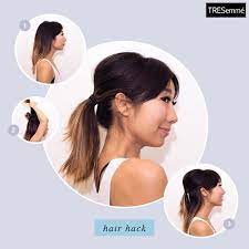 No More Flat Ponytail Head Tease Your Crown And Create A Mini Pony First To Maintain The Volume On Top Tie The Rest Of Hair Hacks Hair Updos Ponytail Styles