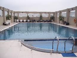 Hilton garden inn new delhi/saket is located in the heart of south delhi's shopping and tourist hub, the hotel is 14 km from the international airport, 5 km from nehru place and 9 km from okhla and minutes away from the leading medical facilities like max healthcare and fortis hospital. The Pool Deck Picture Of Hilton Garden Inn New Delhi Saket Tripadvisor