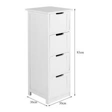 Idéal pour les espaces réduits avec plus de 2m de rangement contenant 6 tablettes et 3 tiroirs ă compartiments pour ranger serviettes, produits de beauté et même maquillage dans les tiroirs. Armoire Meuble De Rangement Salle De Bain Cuisine Tour De Rangement En Bois Etagere Et 4 Tiroir Blanc Cdiscount Maison