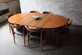 Add to favorites midcentury nathan oblong teak extending table. Breathtaking Johannes Andersen Danish Modern Teak Dining Table And Chairs Denmark 1960 S Modern Oval Dining Table Teak Dining Table Danish Modern Dining Table
