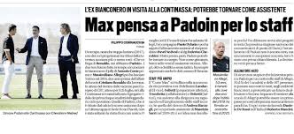 Maximiano corrasco , oak st, grenville, union 505 451 1606 new mexico: Tuttosport Juventus Allegri Pensa A Padoin Per Lo Staff Udinese Blog