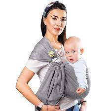 Amazon Com Baby Wrap Ring Sling Carrier All In 1 Stretchy Baby Wraps With Detachable Rings Baby Sling Infant Carrier Babys Wrap Hands Free Babies Carrier Wraps Baby