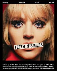 When these two get together, it's something to smile about. Playwright  David Hare caught Rebecca Lucy Taylor (@selfesteemselfesteem) live at  @o2academybrix, ahead of TEETH'N'SMILES hitting the West End stage in 2026.  🎟️: