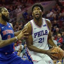 It appears the signals have been crossed. Nba Scores 2017 Joel Embiid Defeats Andre Drummond In Round 2 Sbnation Com