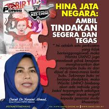 Datuk noraini ahmad, ketua puteri umno: Hina Jata Negara Ambil Tindakan Segera Dan Tegas Noraini Ahmad Umno