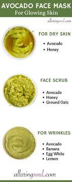 3 Diy Avocado Face Mask For Dry Aging Dull Skin In 2021 Mask For Dry Skin Avocado Face Mask Vegan Face Mask