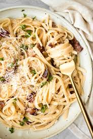 This cheesy pasta dish is an italian favourite. Spaghetti Carbonara Ahead Of Thyme