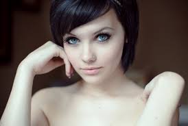 Natural phenomenon or genetic mutation?? 2889888 1920x1080 Melissa Clarke Women Model Black Hair Blue Eyes Wallpaper Jpg 259 Kb Cool Wallpapers For Me