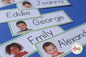 Make a personalised greeting card in a flash. Name Cards Make Name Cards For Your Word Wall Early Learning Ideas