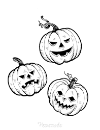 Printable scary halloween coloring pages. 85 Pumpkin Coloring Pages For Kids Adults Free Printables