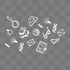 School Season Blackboard Chalk Drawing Globe Png And Vector Graphic Design Background Templates Chalk Drawings Minimalist Stationery