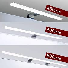 Dona la luce necessaria a specchiarsi senza difficolta' misure in cm: Lampada A Led Da Bagno Luce Da Bagno Lampada Per Specchio Illuminazione Per Specchio Lampada Per Armadi Lampada A Sospensione Lunghezza 800 Mm Colore Della Luce Bianco Luce Del Giorno