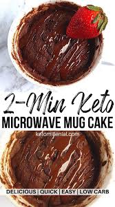 Keto Chocolate Mug Cake Almond Flour Recipe Keto Millenial Recipe Low Carb Mug Cakes Keto Chocolate Mug Cake Mug Cake Microwave