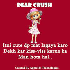 Pin By Attitude Infinite On Za N Th B T Dear Crush Funny Quotes