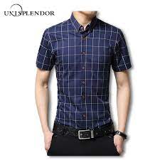 085746358807 tips tampil ganteng dengan kemeja lengan panjang dan pendek. 2020 Baru Merek Pria Kasual Kemeja Lengan Pendek Katun Kotak Kotak Slim Fit Pria Kemeja Plus Ukuran Pakaian Untuk Bisnis M 5xl Yn595 Men Brand Dress Shirt Mens Dress Shirtsmen Dress Shirt Brand