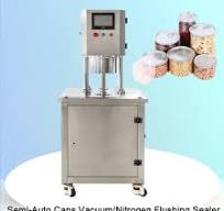 Semi Auto Seafood Metal Cans Vacuum Nitrogen Flushing Sealing Machine | eBay