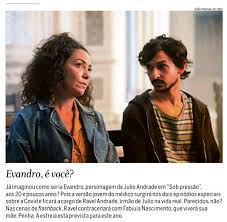 Fabiula nascimento, david junior e roberta rodrigues são reforços no elenco do seriado médico da tv globo 2 min de leitura. Paradise Novelas Twitterren Irmao De Julio Andrade Na Vida Real Ravel Andrade Surgira Nos Dois Episodios Especiais De Sobpressao Sobre A Covid Como A Versao Jovem De Evandro E Contracenara Com Fabiula