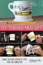 If you've got one too many plain white mugs, or just want to add a bit of a personal touch as you sip your morning coffee, the easy and simple diy above will allow you to decorate any mug with any photo you like. Diy Your Own Teacher Mug Gift Using Paintedbyme Markers And Ceramic Mugs Follow This Technique For Teachers Diy Diy Teacher Christmas Gifts Diy Teacher Gifts