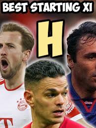 BEST STARTING XI FOOTBALLERS WITH THE LETTER H #footballtiktok #fyp  #football #beststartingxi