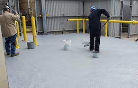 Specializes in epoxy floor resurfacing for car dealer service areas, airplane hangars, manufacturing facilities, schools and healthcare institutions and more! Emcor Industrial Services Concrete Restoration