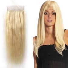 100% 20inch brazilian virgin human hair straight lace closure ash blonde 8# 12aa. Amazon Com Sent Hair 613 Blonde Lace Closure Human Hair Straight Free Part With Baby Hair Brazilian Human Hair Closure 12 Inch Beauty