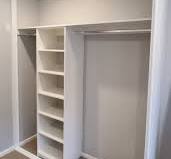 White Melamine Cabinetry Design D - DIY Kit - Shelf Tower