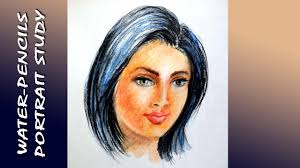 🎨 Simple Watercolor Pencils Portrait Painting for Beginners