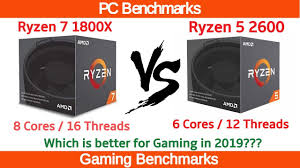 Benchmark results for the amd ryzen 7 1800x can be found below. Ryzen 7 1800x Vs Ryzen 5 2600 Gaming In 2019 Youtube