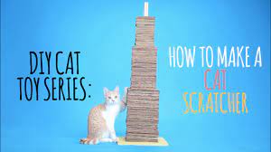 Making your own hanging cat scratcher is easier than you think with this upcycling idea using an making a diy cat toy / hanging cat scratcher. Diy Cat Toys How To Make A Cat Scratcher Youtube