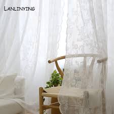 american style lace curtains pastoral