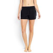 Lands End Women S 3 Board Shorts 35 Liked On Polyvore Featuring Activewear Activewear Shorts Black L Swim Shorts Women Board Shorts Women Board Shorts