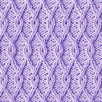 This cable is worked across 4 knit stitches, crossing 2 purl stitches with 2 knit stitches. Twist Cable 41 Lattice Easy To Knit