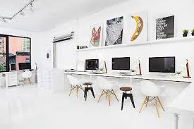 Single Shelf Could Work Behind Jose Or Above Printer Station And Be Used For Framed Prints Etc Cool Office Space Office Interior Design Cool Office