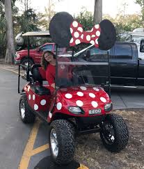 Golf n encourage teams to decorate their golf carts. Mickey Mouse Golf Art Novocom Top