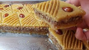 Makrout Au Four Baklawa A La Semoule Youtube Makrout Au Four Makrout Recette Gateau Oriental