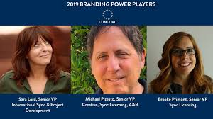 THREE CONCORD TEAM MEMBERS NAMED TO BILLBOARD'S BRANDING POWER PLAYERS LIST 