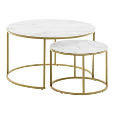 Leonor Side Tables Set Of 2 In 2020 Table Nesting Tables Table Settings