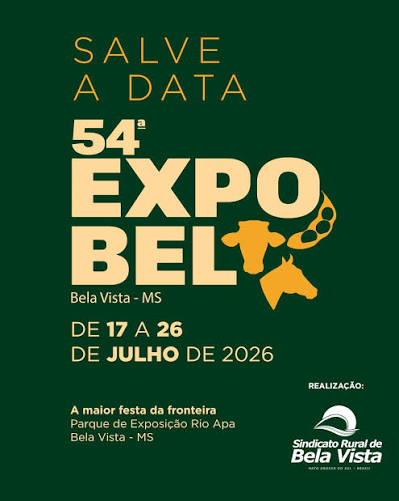 Expobel 2026 ?? A 54&ordf; Expobel chega como um dos principais eventos do calend&aacute;rio agropecu&aacute;rio da regi&atilde;o, reunindo produtores, profissionais e empresas em um ambiente voltado &agrave; pecu&aacute;ria, neg&oacute;cios e troca de