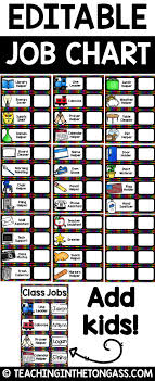 Classroom Job Chart Classroom Job Chart Classroom Jobs Job Chart