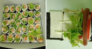 Savesave resipi roti sandwich ala perkhemahan for later. Resepi Sushi Sandwich Guna Roti Sesuai Buat Korang Yang Diet Nasi Remaja