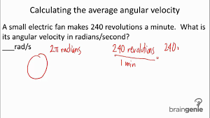 It is represented by ω and is given as \(angular\,speed=\frac{total\,distance\,covered}{total\,time\,taken}=\frac{\theta }{t}\) 3 1 4 1 Calculating The Average Angular Velocity Youtube