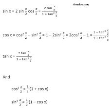Trigonometry Formulas And Identities Full List Teachoo