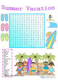 My summer vacation (100 words) i spend my summer vacation in a bungalow in the middle of a tea garden. Summer Vacation Wordsearch Summer Vocabulary Summer Worksheets Language Activities