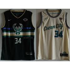 Giannis antetokounmpo jerseys, tees, and more are at the shop.cbssports.com. Nba Men S Basketball Jersey Men S Basketball Jersey Milwaukee Bucks 34 Giannis Antetokounmpo Jersey Black Cream City White Basketball Jersey Shopee Malaysia