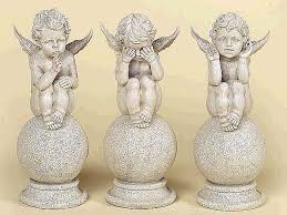 Angelic Cherub See No Evil Evil Tattoo