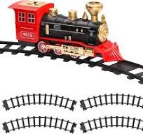 Hot Bee 4 piezas de accesorios de vías de tren curvas, ferrocarril de  juguete de construcción de ferrocarril con 14 broches 9015 juego de trenes,  ...