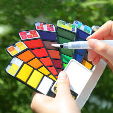 Amazon 42 Colors Watercolor Paint Set With Water Brush Just 12 99 W Code Reg 25 98 As Of 8 22 2018 9 47 Pm Cdt Deals Finders Watercolor Paint Set Watercolor Kit Paint Set